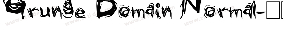 Grunge Domain Normal字体转换
